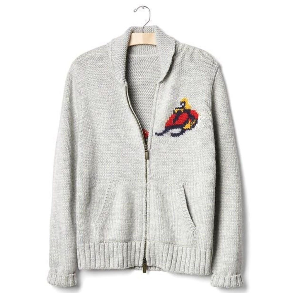New Michael Bastian x Gap Wool Knit Cardigan Sweater XL